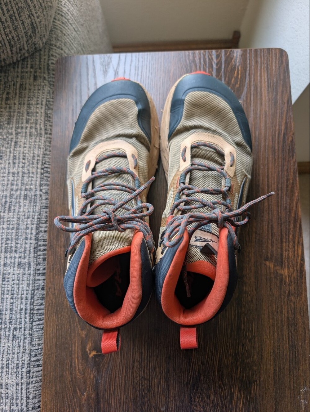 Altra Timp Tmp Hkr Tan Brown Orange Mid High Hiking Outdoor Shoes Boots View 2